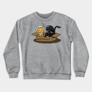 Jonesy and Alien in a box Crewneck Sweatshirt